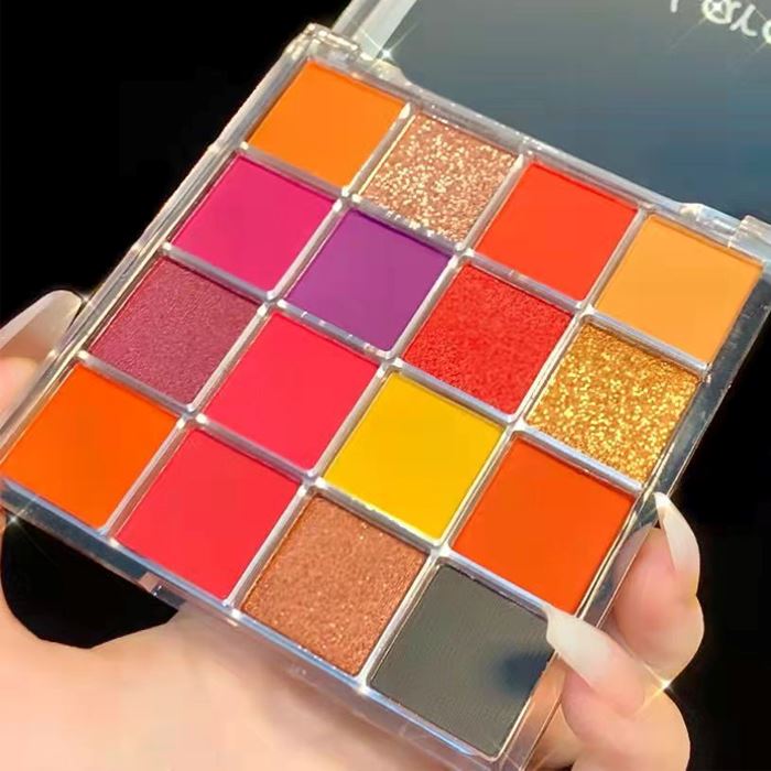 Rainbow 16 Shades Eyeshadow Palette Make-up Every Day And Night 