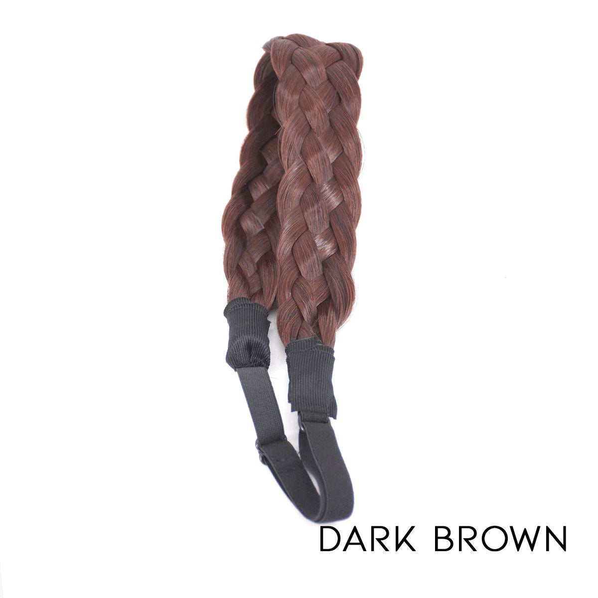 Classy Boho Braided Headband Hair Accessories Every Day And Night Dark Brown 