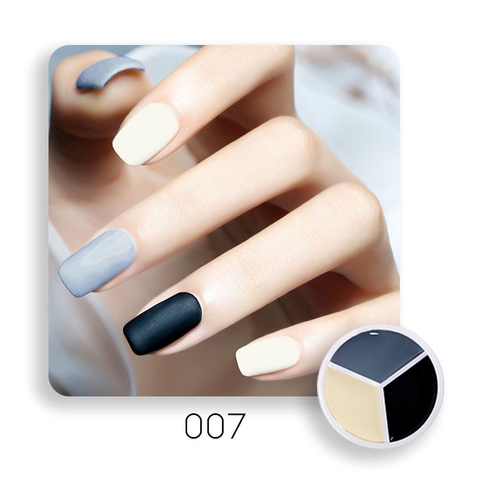 3-in-1 Cream-like Nail Gel Nail Every Day And Night 007 