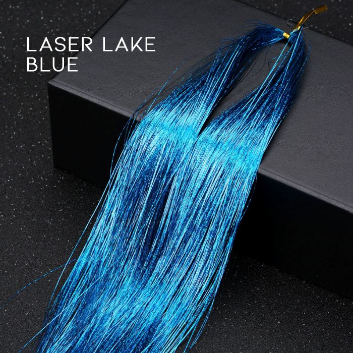 DIY Colorful Tinsel Hair (4 packs set) Hair Styling Tools Every Day And Night Laser Lake Blue 