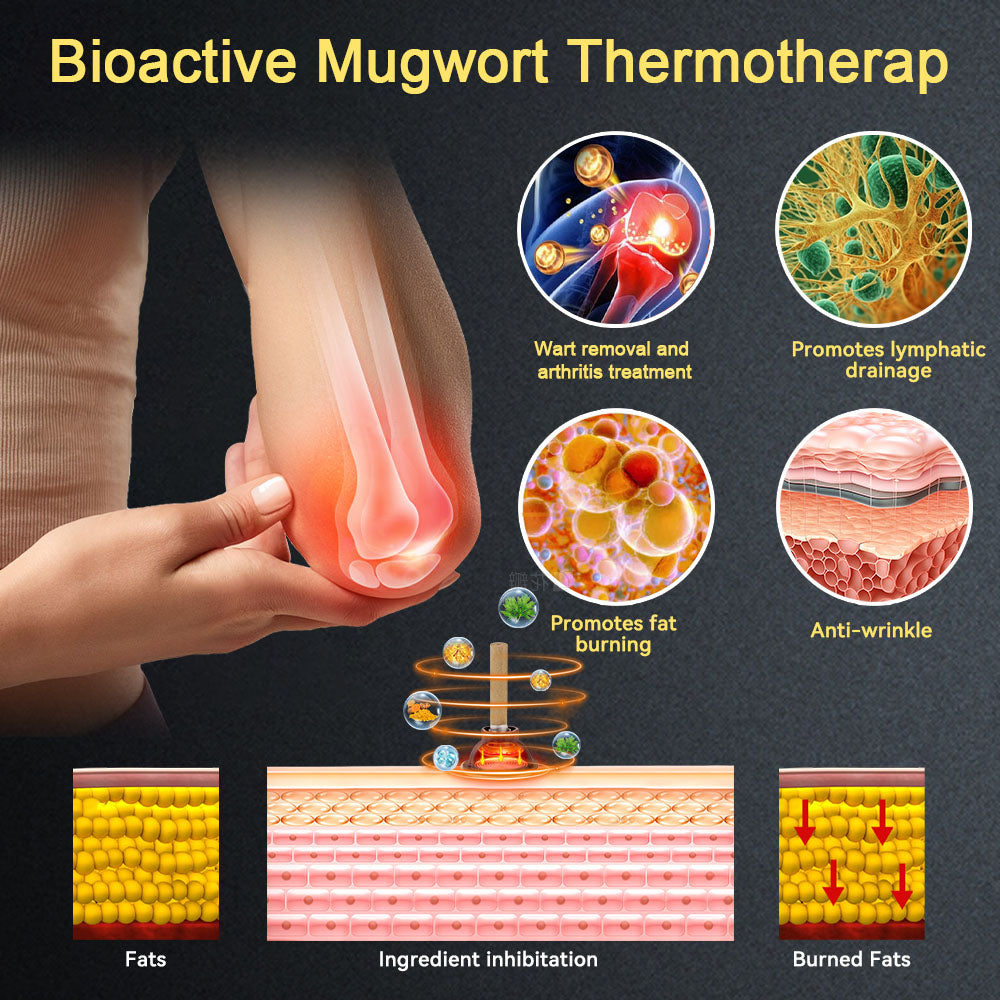 Fivfivgo™ Bioactive Wormwood Heat Therapy Wart Removal and Weight Loss Stick: Warmth and Slimming for a Healthy Glow!