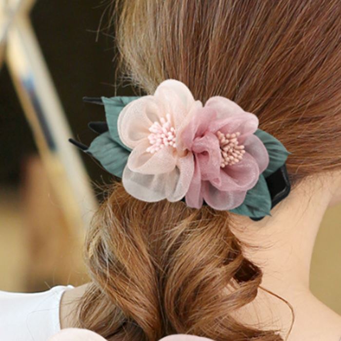 Elegant Floral Hair Clip Hair Styling Tools Every Day And Night 