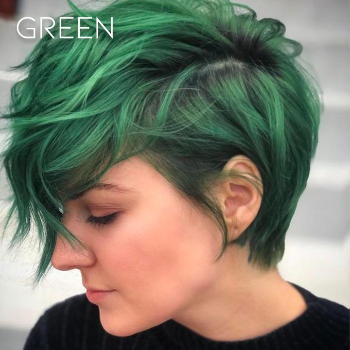 Mermaid Hair Coloring Cream Hair Color Every Day And Night Green 