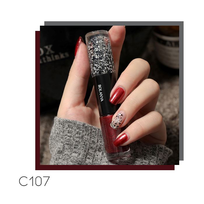 2-in-1 Nail Polish Nail Every Day And Night C107 