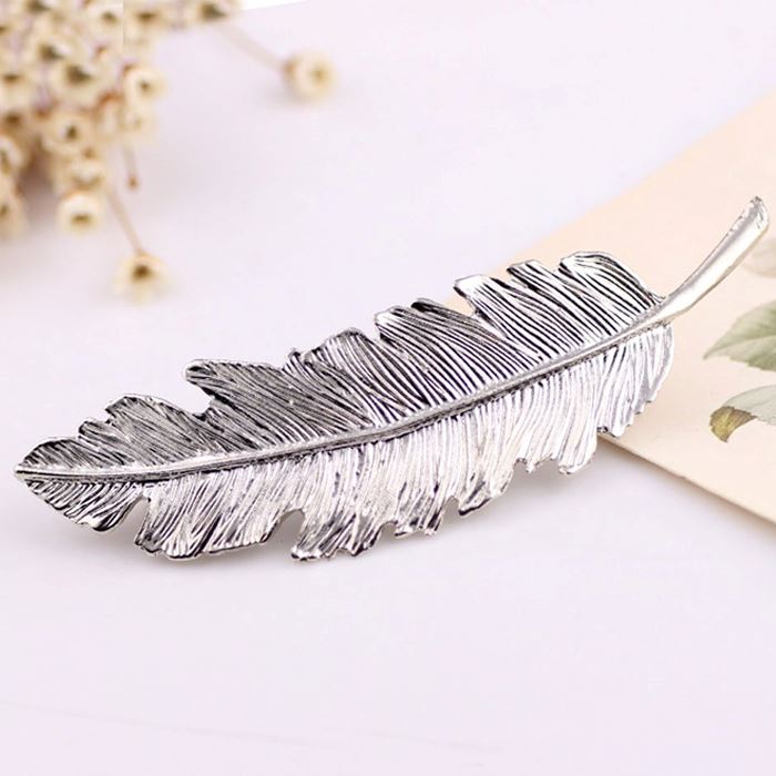 Metal Feather Hair Clip Hair Styling Tools Every Day And Night 
