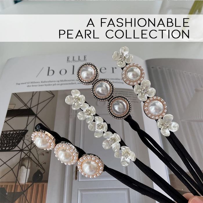 Elegant Easy Pearl Hairbun Maker Hair Styling Tools Every Day And Night 