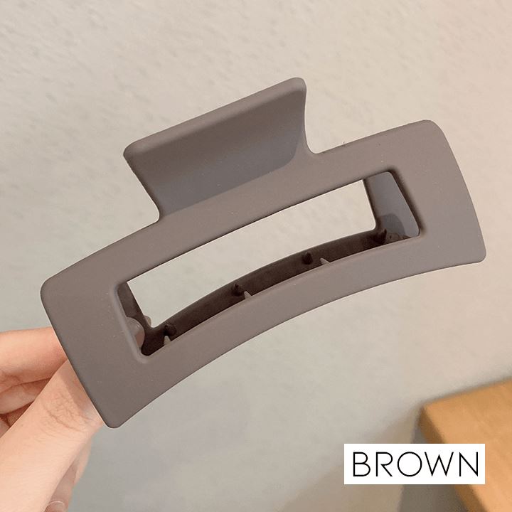 Elegant Hair Claw Clips Apparel & Accessories Every Day And Night Brown 
