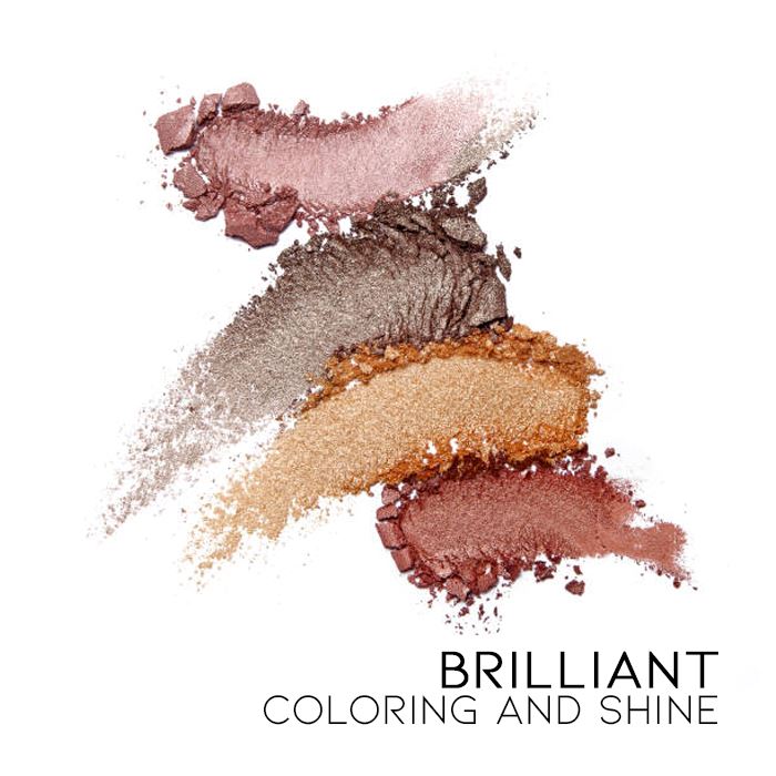 4 Shades Mini Eyeshadow Palette Make-up Every Day And Night 