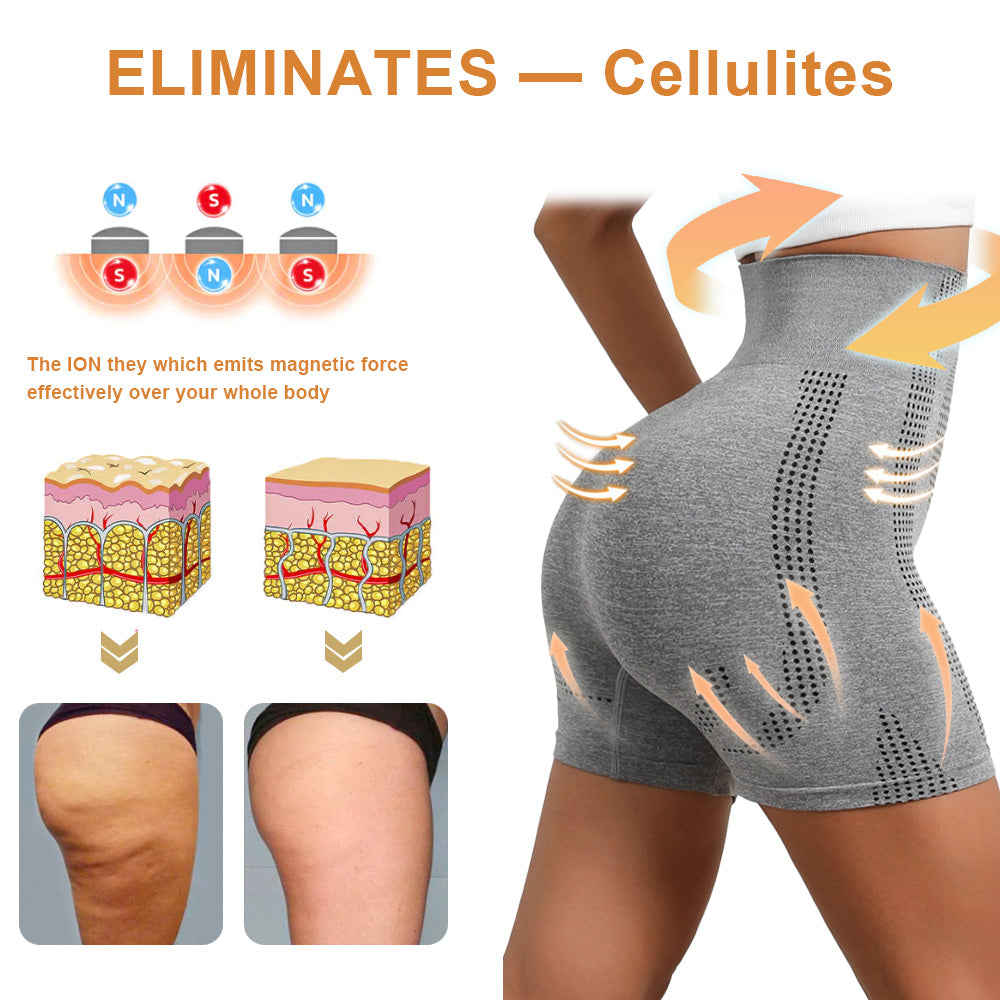 Fivfivgo™ Mikro-Vibrationsmassage-Modul Ice Silk Ionenfaser-Reparatur Shorts