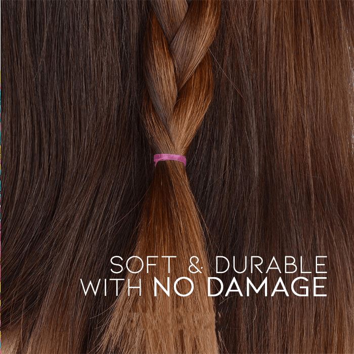 Damage Free Rubber Bands (650 pcs) Hair Accessories Every Day And Night 