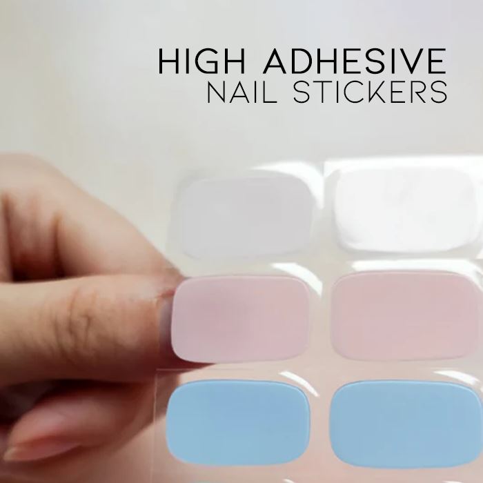 Time Saving Semi-Cured Gel Nail Sticker Nail Every Day And Night 