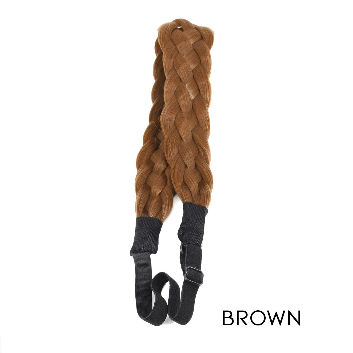 Classy Boho Braided Headband Hair Accessories Every Day And Night Brown 