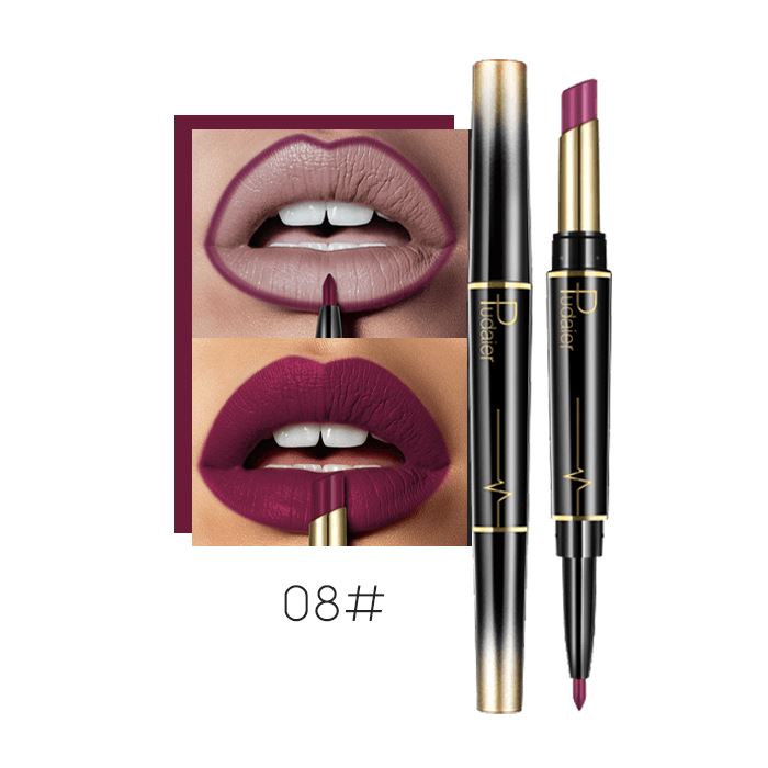 2-in-1 Kissproof Matte Lipstick & Lipliner Morning Shades 