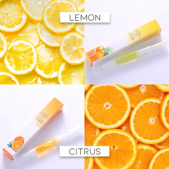 Portable Nail Care Nourish Oil Nail Every Day And Night 1pc Lemon 