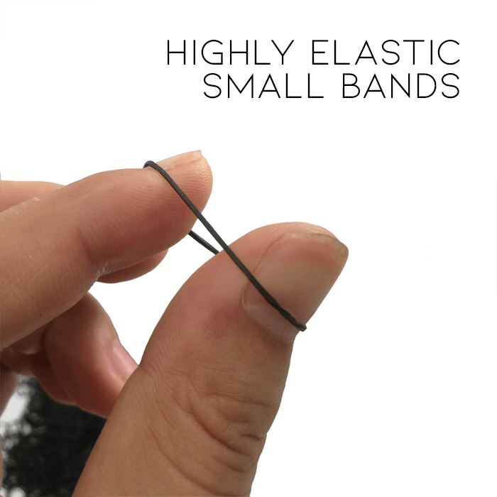 Damage Free Rubber Bands (650 pcs) Hair Accessories Every Day And Night 