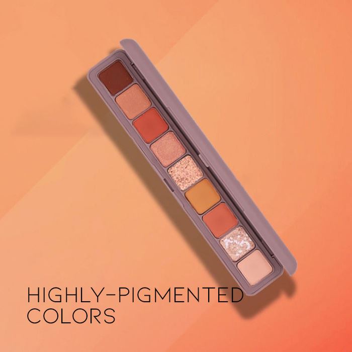 9 Shades Ruler Eyeshadow Palette Make-up Every Day And Night 