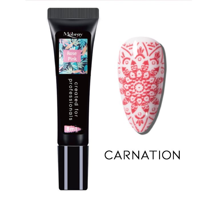 Nail Stamp Art Nail Polishes Every Day And Night Carnation 