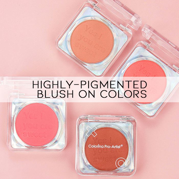 You Are Sweet Blush Make-up Every Day And Night 