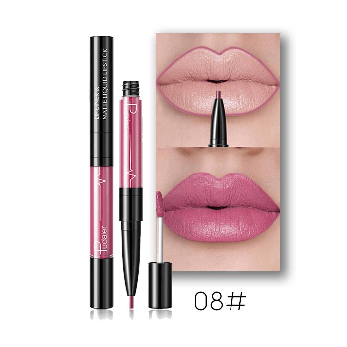 2-in-1 Kissproof Lipliner Morning Shades 08# 