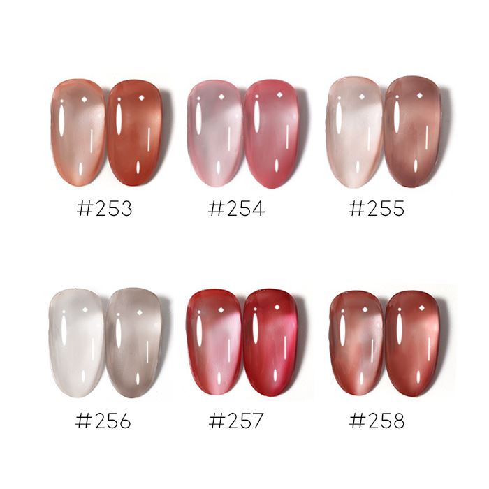 Color Gel Nail Polish (See-Through Collection) Every Day And Night #253 