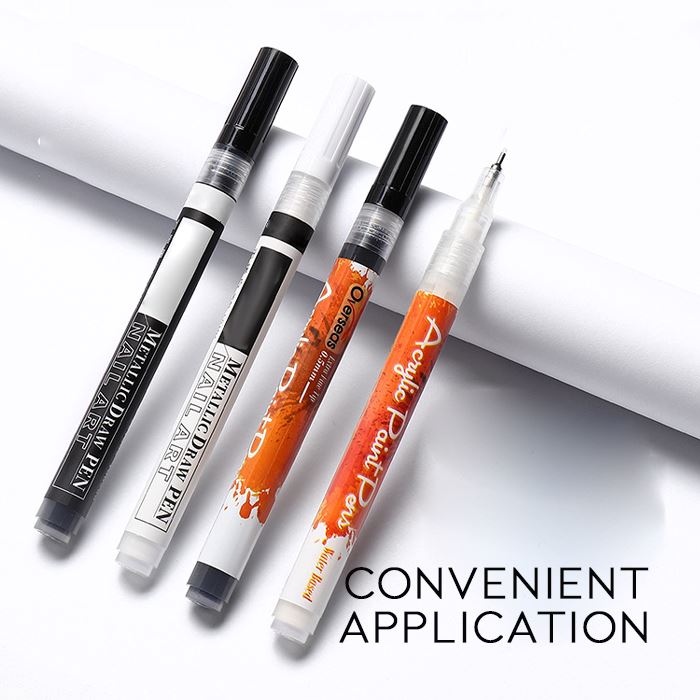 Ultra Thin Curve Manicure Felt Pen Nail Every Day And Night 