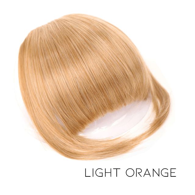 Seamless Clip-In Bangs Morning Shades Light Orange 
