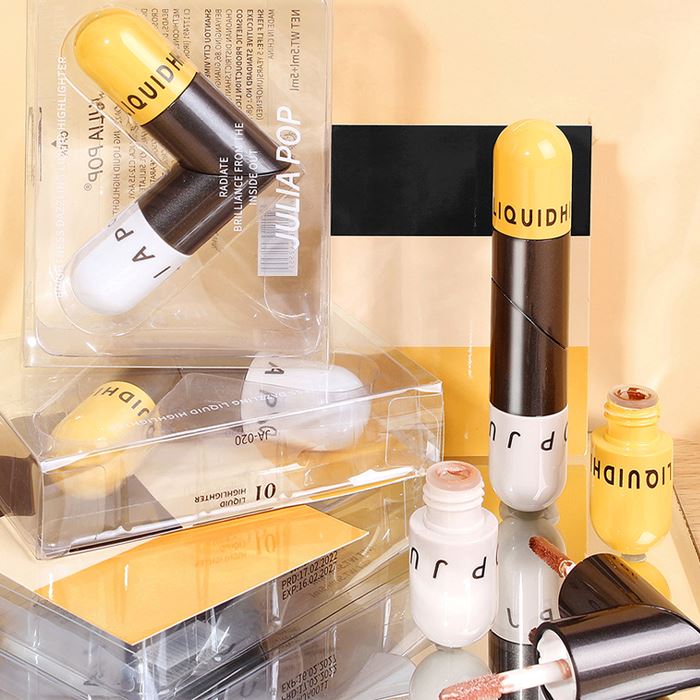 2-in-1 Liquid Face Highlight & Contour Make-up Every Day And Night 