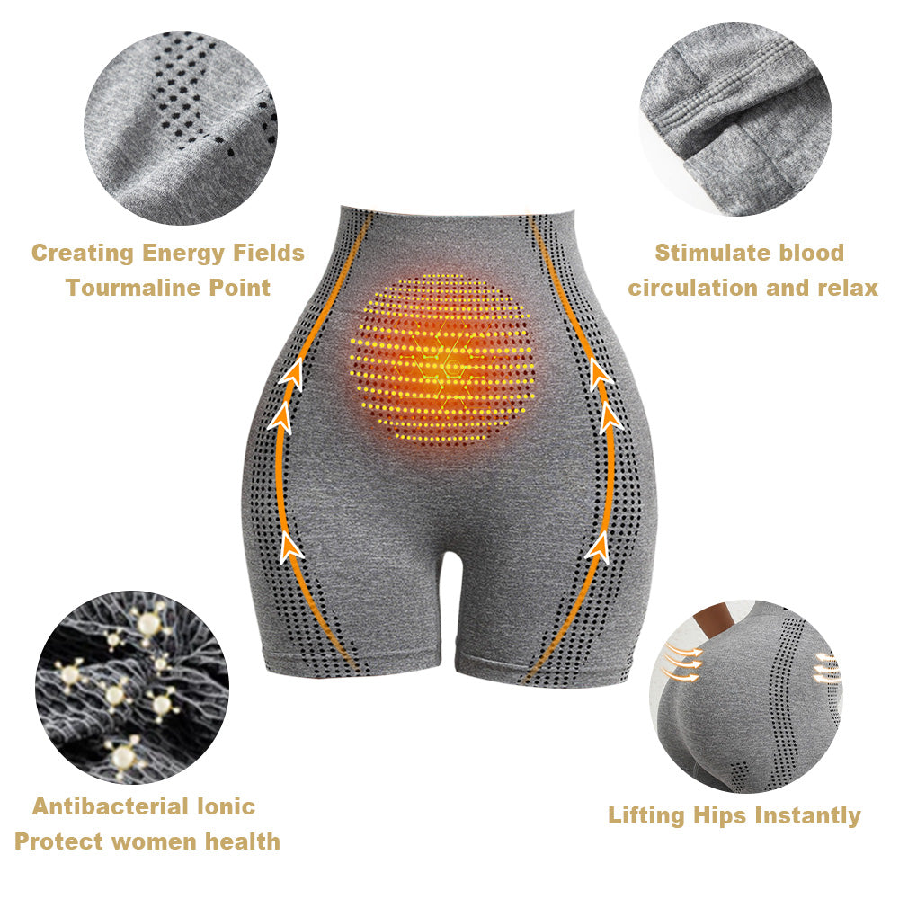 Fivfivgo™ Mikro-Vibrationsmassage-Modul Ice Silk Ionenfaser-Reparatur Shorts