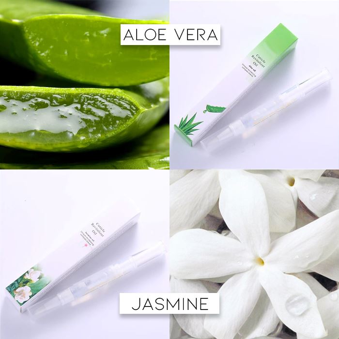 Portable Nail Care Nourish Oil Nail Every Day And Night 1pc Aloe Vera 