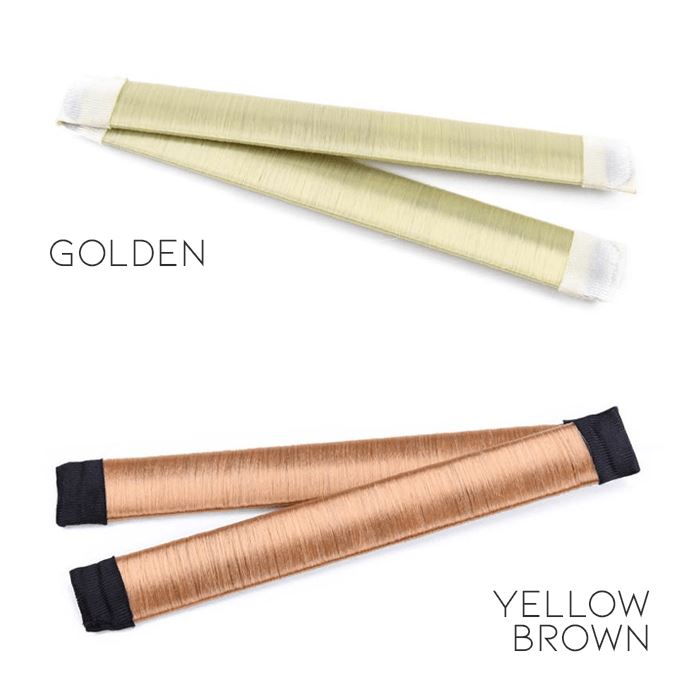 Perfect Bun Maker (2 pcs set) Hair Styling Tool Accessories Every Day And Night Golden 