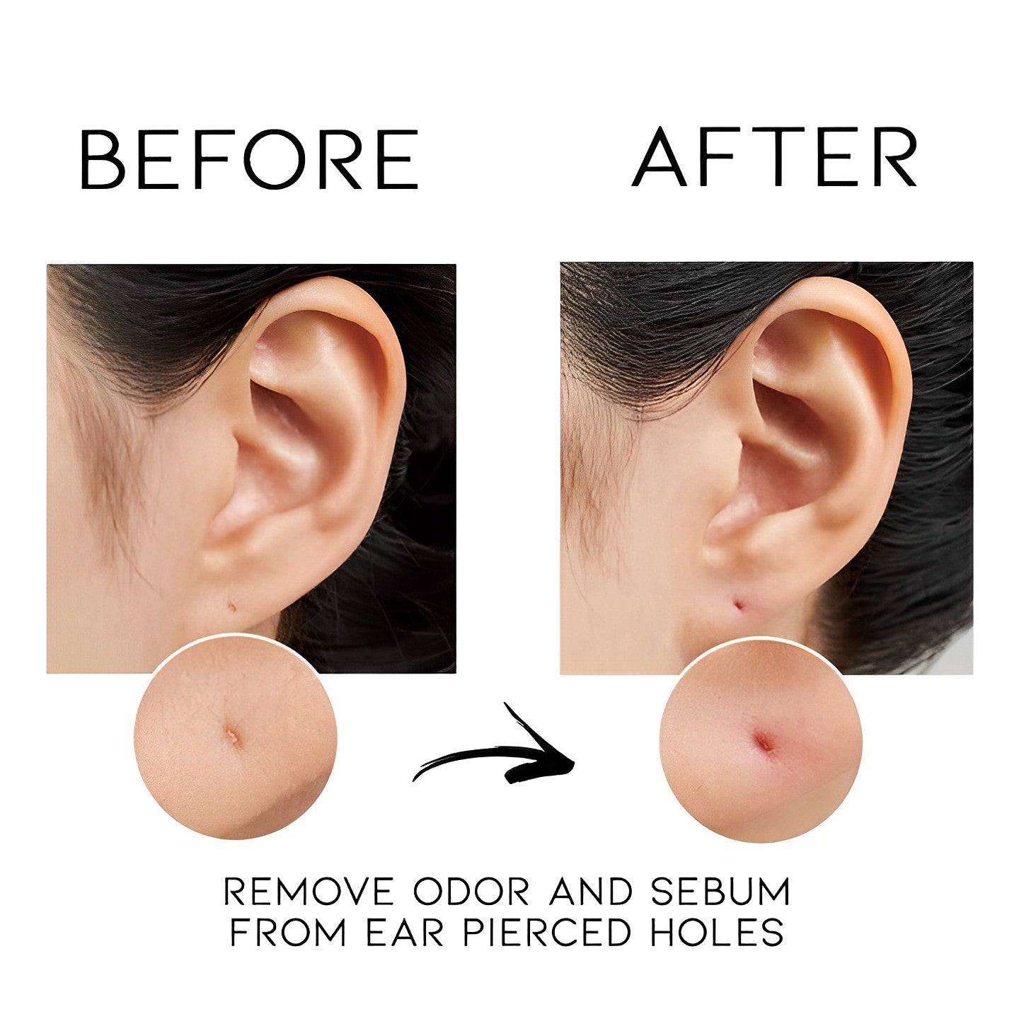 Ear Piercing Hole Cleaner Personal Care Every Day And Night 