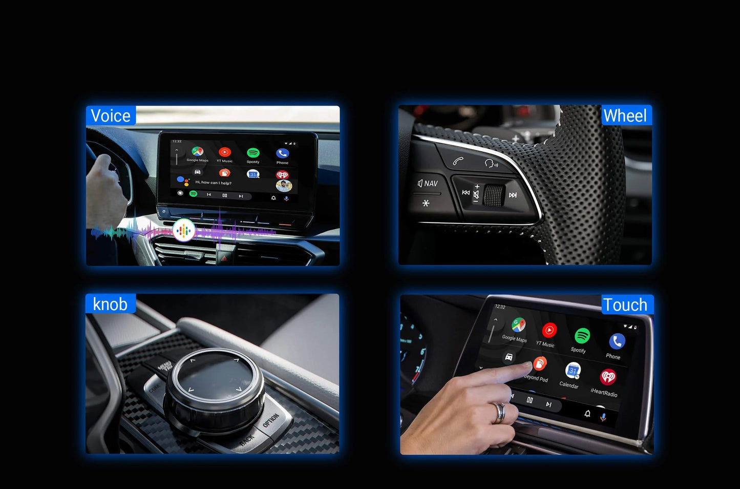 Lamicry™ Play2Video Kabelloses CarPlay/Android Auto
