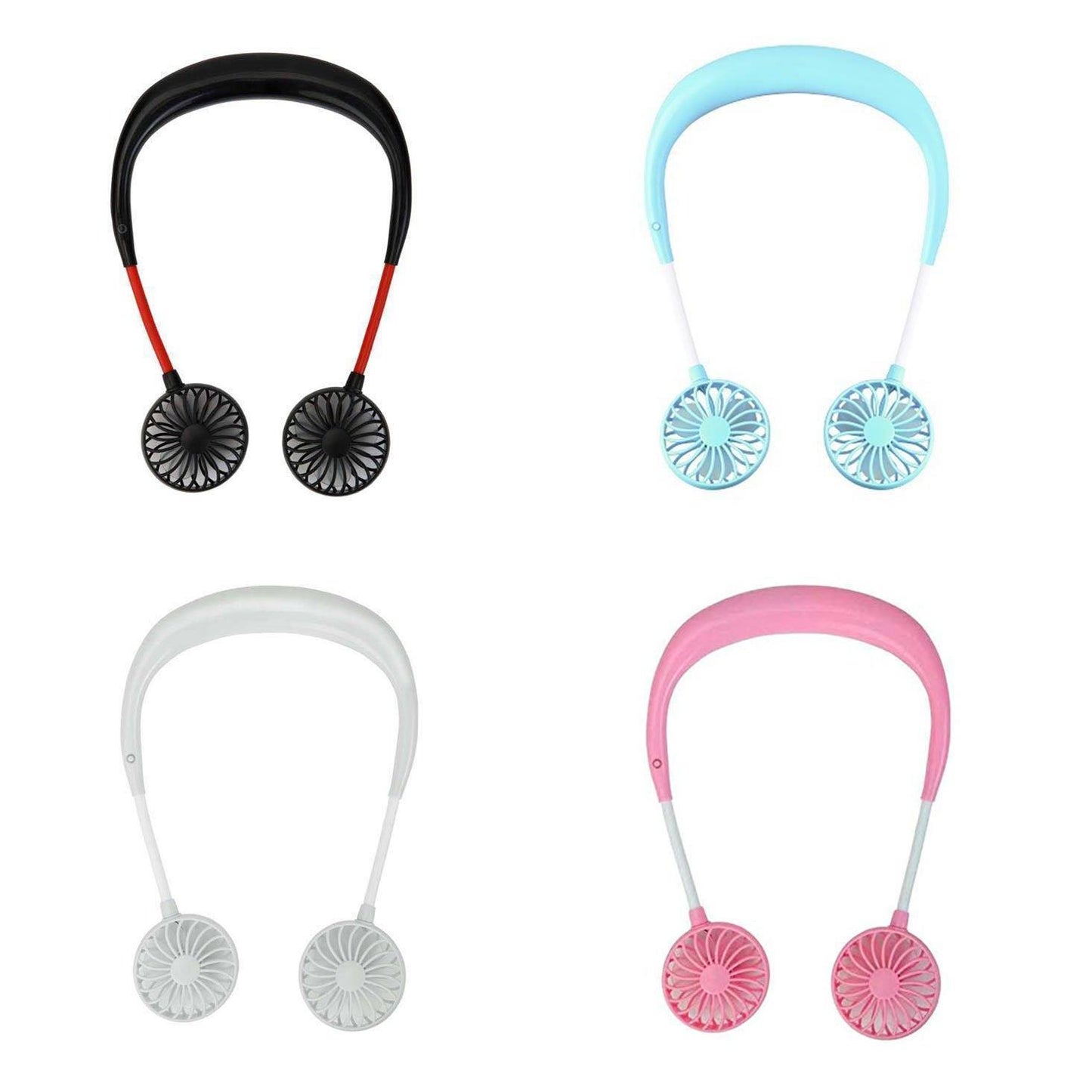 Hands-Free Neckband Fan
