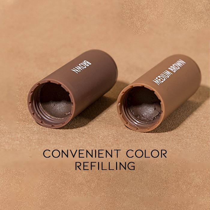 2 Color Brow & Hair Sponge Pen Make-up Every Day And Night 