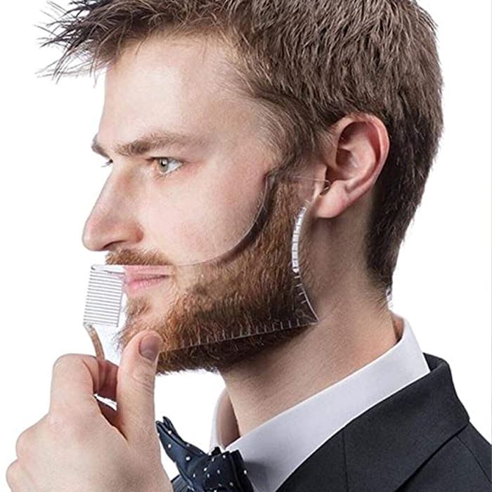 Men Beard Easy Shaving Template Guide Hair Styling Tools Every Day And Night 