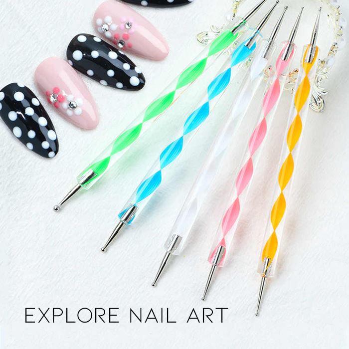 Nail Art Pen 5 Pcs Set Every Day And Night 