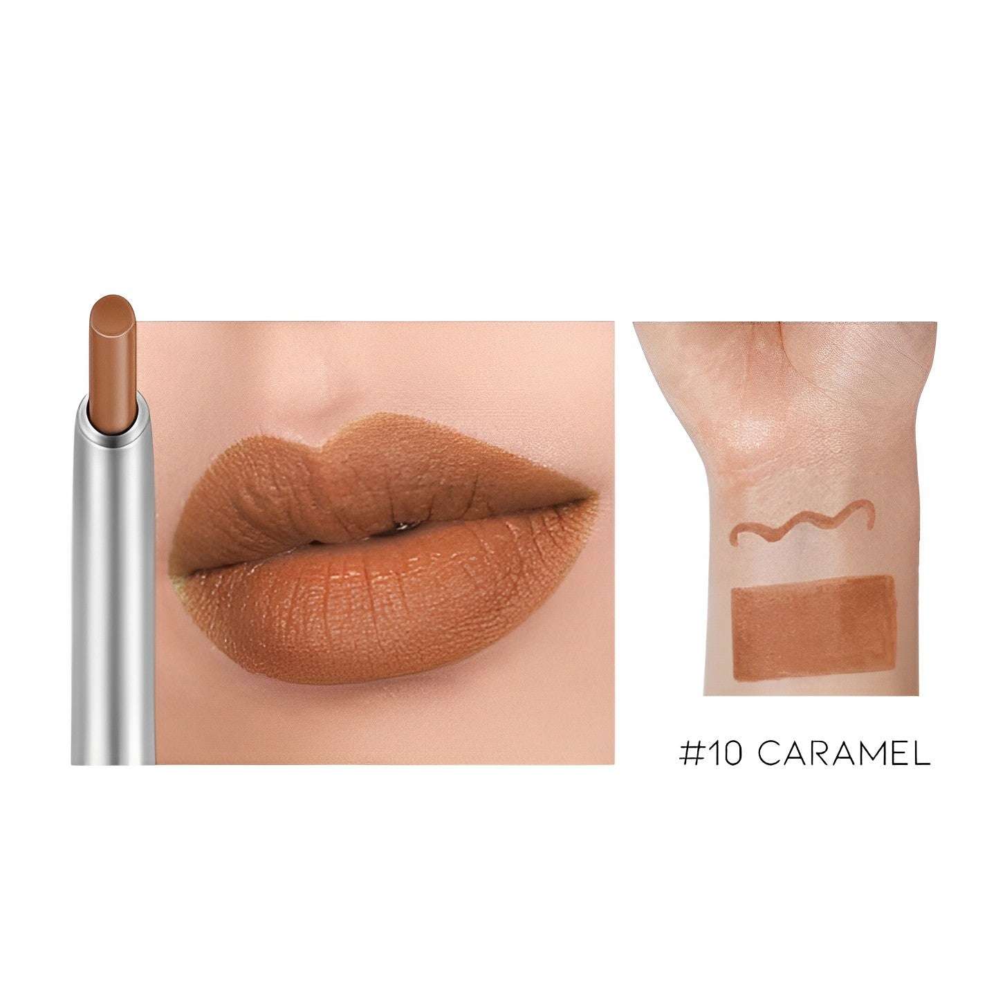 Multi-Use Waterproof Lipliner Lipliner Every Day And Night #10 Caramel 1 pc 