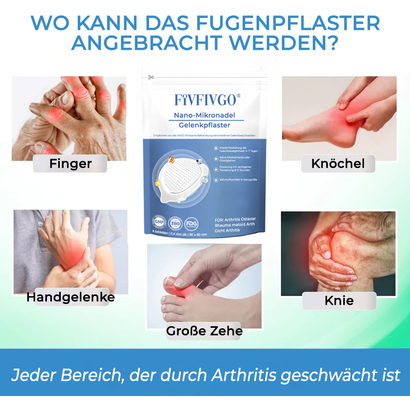 ✅ Offizieller Laden: Fivfivgo® Nano-Mikronadel-Gelenkpflaster