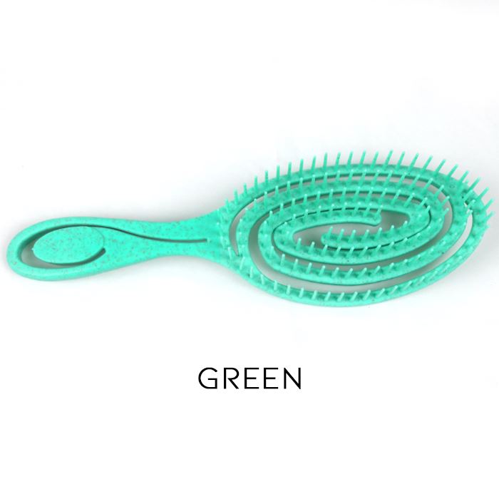 Easy Hair Massage Comb Hair Styling Tools Every Day And Night Green 1pc 