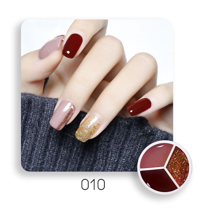 3-in-1 Cream-like Nail Gel Nail Every Day And Night 010 