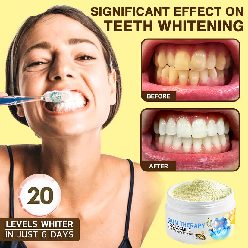 💛Offizieller Shop: Fivfivgo™ FocusSmile Bienengift-Behandlung, orales Pulver🦷TGA-zertifiziert