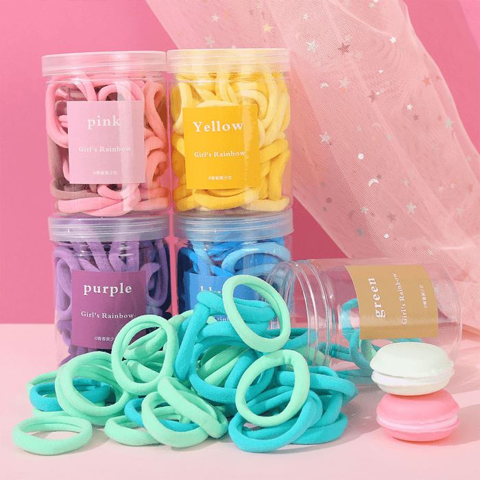 Macaron Color Hair Ties Hair Accessories Every Day And Night 