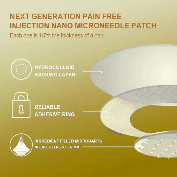 Fivfivgo® Botox Bee Venom Microneedle Patch (Painless, Long-Lasting Treatment for Stubborn Wrinkles and Skin Concerns)