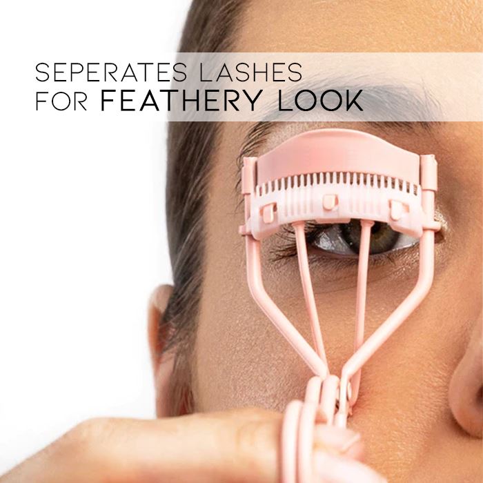 SunFlower Build-in Comb Eyelash Curler Make-up Every Day And Night 