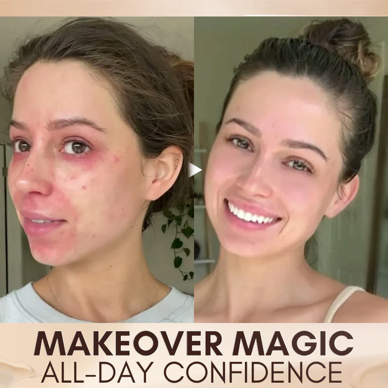 Fivfivgo™ Serum Foundation with Sensitive Skin Cream & Pro Angled Brush🎀