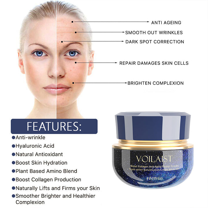 Fivfivgo™ Voilaist Kollagen-Anti-Aging-Reparaturcreme steigern