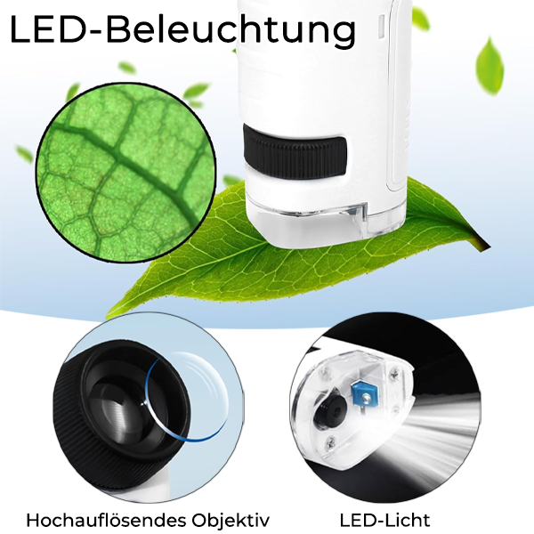 Tragbares Kinder-Taschenmikroskop