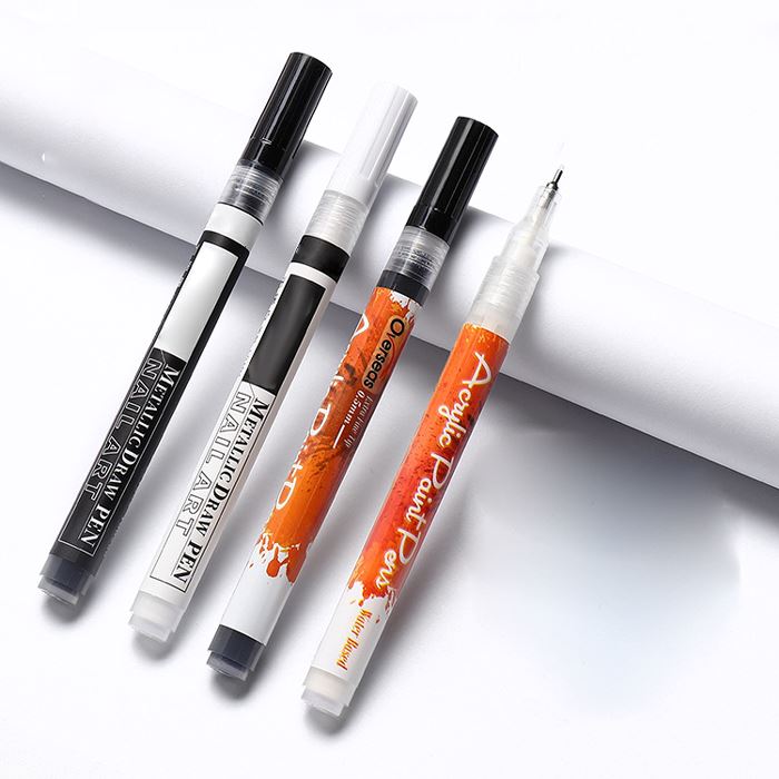 Ultra Thin Curve Manicure Felt Pen Nail Every Day And Night All Colors Set 4pcs (55% OFF) $7.25 Each 