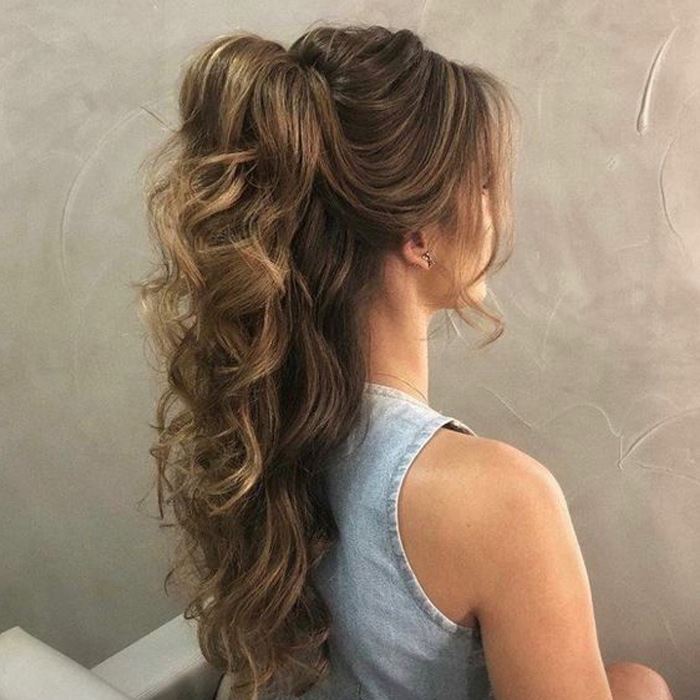 Clip-On Curly Ponytail Hair Extension Hair Styling Tools Every Day And Night 