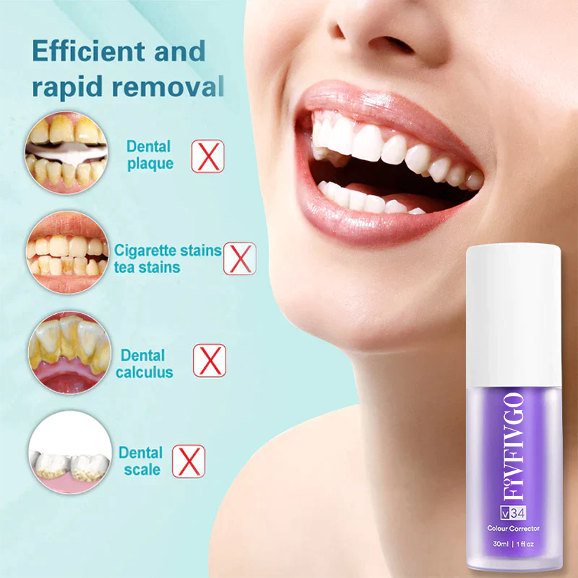 Fivfivgo™ Pure Herbal Teeth Whitening Mousse